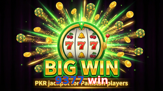 Big win animation on 9377 Win slot game
