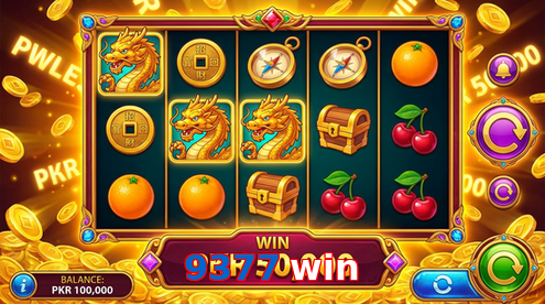 Main screen of 9377 Win pg page for PK players